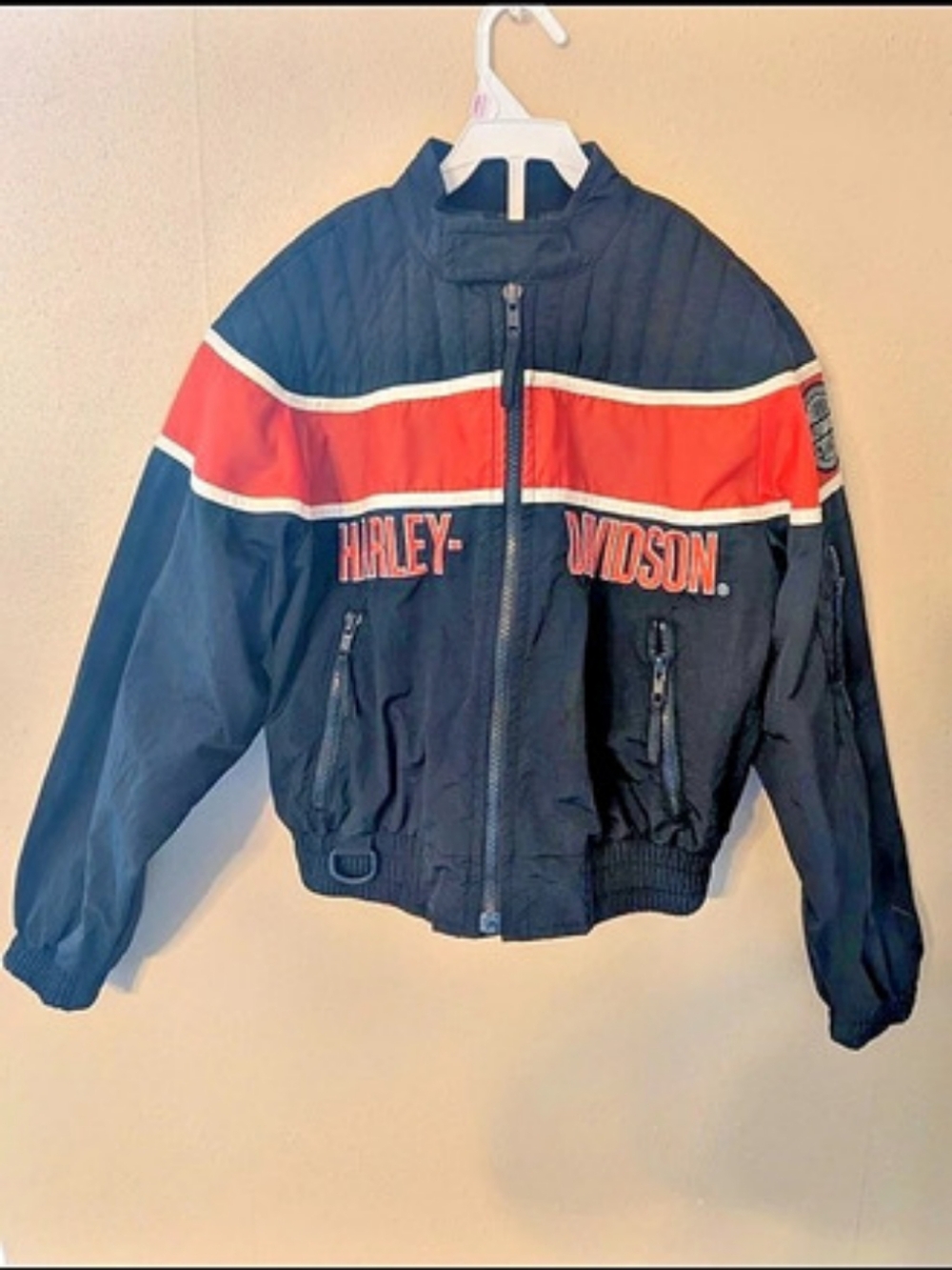 Harley-Davidson American Legend Color Block Jacket Size Medium Boys